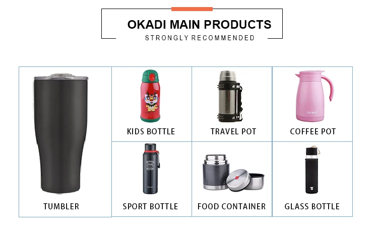 Kid Thermos  Kids Stainless Steel Thermos with Pouch Supplier - OKADI