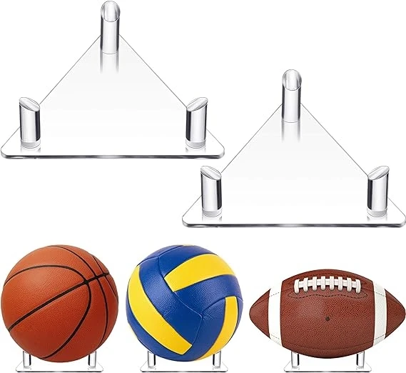 

Acrylic Ball Stand Display Holder Sports Ball Storage Rack for Football Basketball Volleyball and Soccer Ball