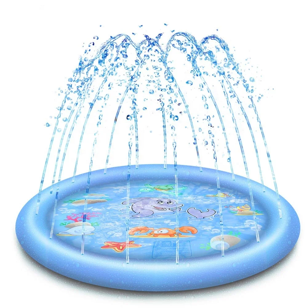 

Summer Fun Game children Outdoor Water Inflatable Sprinkle Mat Water Pad Water Toy Fun sprinkler pad for kids