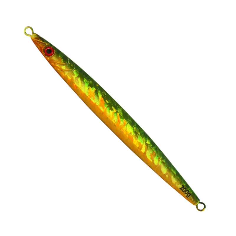 

New design 160g 200g Tungsten Fishing Jig Heads metal jigging lures, 4colors