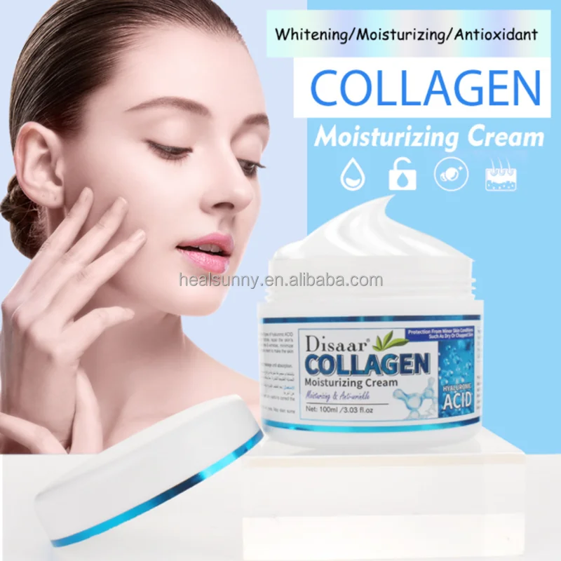 

Private Label Hyaluronic Acid Anti Aging Whitening Collagen Moisturizer Cream