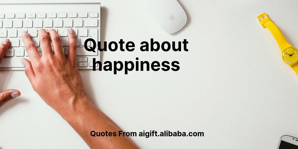 quote about happiness