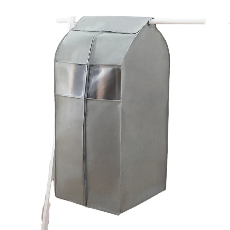 

Non-woven Hanging Clothes Closet Coat Hanging Bag Clothing Dust Cover Clothes Cover Dust Cover Dust Bag