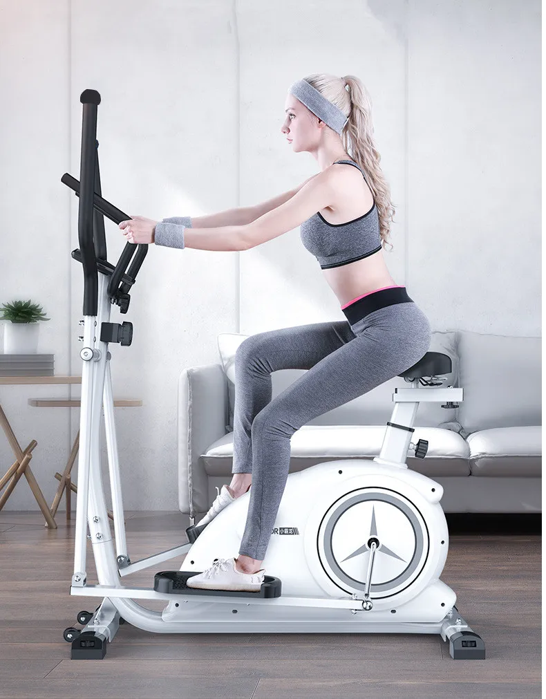 

Hot Selling Office Gym Fitness Equipment Elliptical Cross Trainer Machine, Black, white