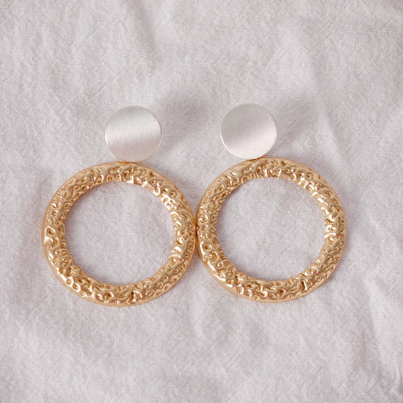 

TongLing new design big fashion earrings alloy handmade loop high quality for women earring hoop