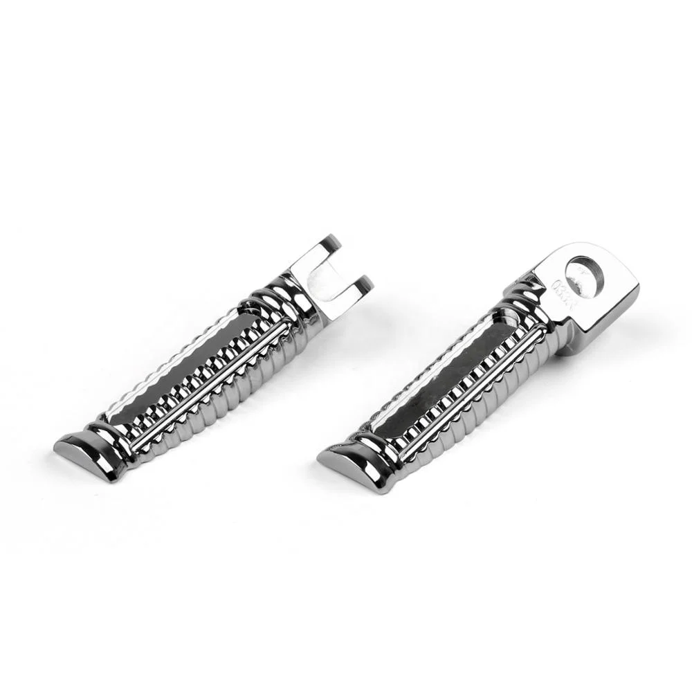 

Chrome Foot Rest Foot Pegs For Kawasaki ZX-6R 9R 10R 12R 14R Z 750 Z1000 ZZR