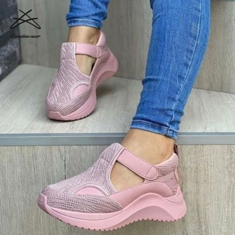 

RTS african ladies sneakers comfortable sport casual women running shoes, Red,white,black,pink