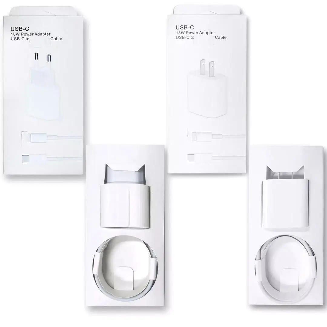 

Free shipping USB-C 18W 20W type-c PD Charger Power Adapter For iPhone 12 Quick Charger for Apple charger, White