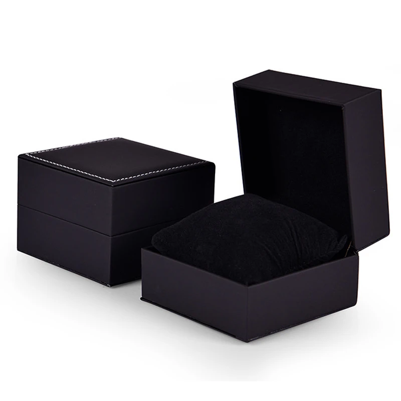 

Smart Watch Packaging Box Wrist Watch Storage Box Leather Papper Pillow Watch Box Factory Price Custom Logo Cases OEM, Accept custom