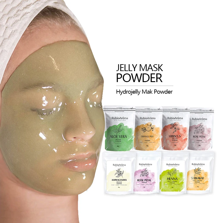 

Custom Logo spa Hydrojelly Jellymask Bulk Organic Facial Anti Aging Peel Off Rose Face Powder Hydro Jelly Mask