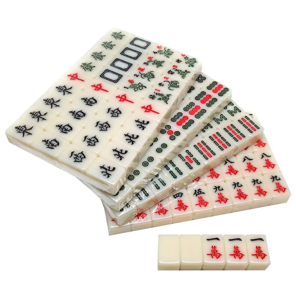 

36mm Singapore 168 four mahjong elderly animal flying cards Malaysia mahjong, Jade