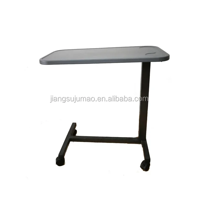 Jm0603 Adjustable Gasspring Overbed Table With Plastic Top For