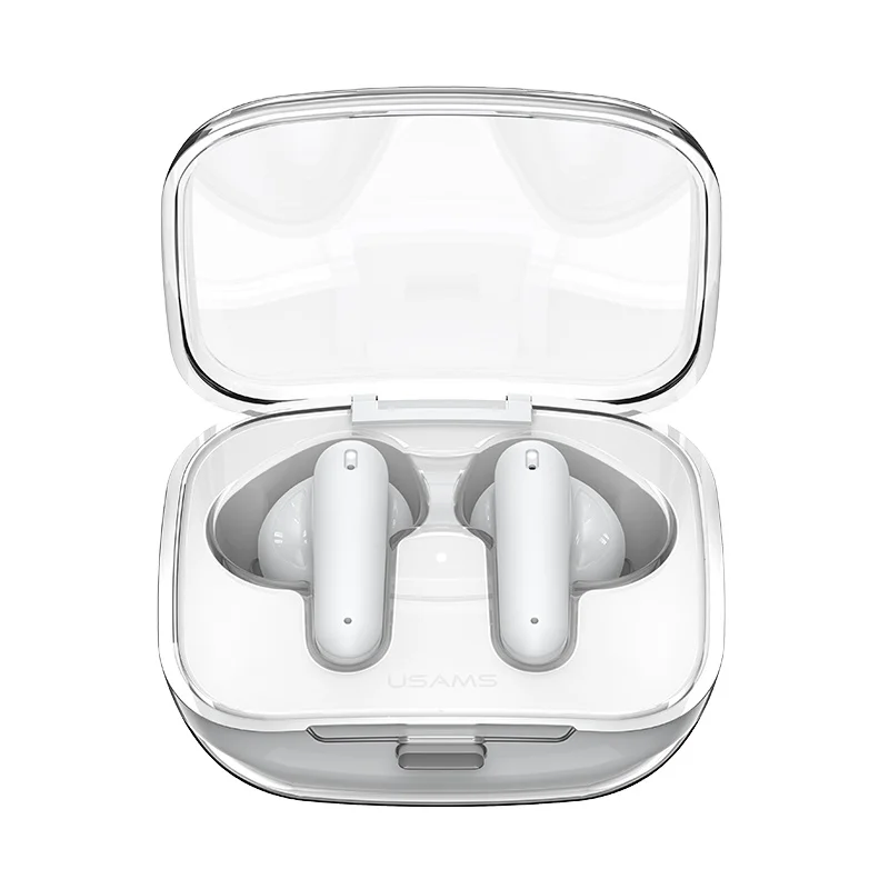 

USAMS 2023 New Seller Tws BT5.3 Colourful Style Touch-Control Fresh Wireless Transparent TWS Earbuds