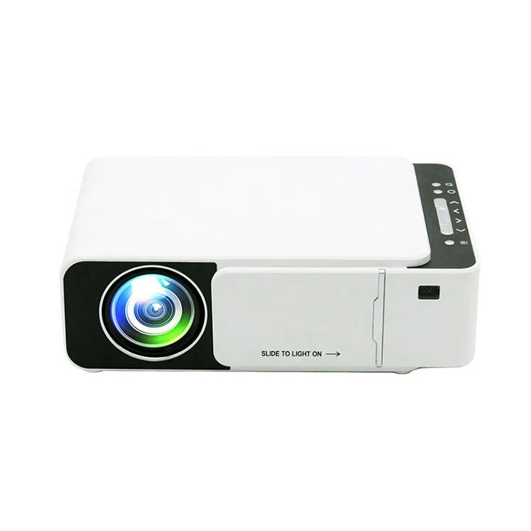 

WIFI Mobile LED Mirroring 3D Home 4K Movie Overhead Projector, White