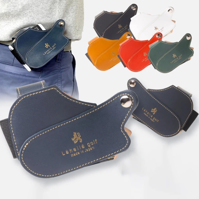 

Custom Golf Leather Distance Measuring Instrumen Holster L aser Distance Meter Leather Case Golf & Hunting Range Finder Holder, Black, navy, red, white/ or custom