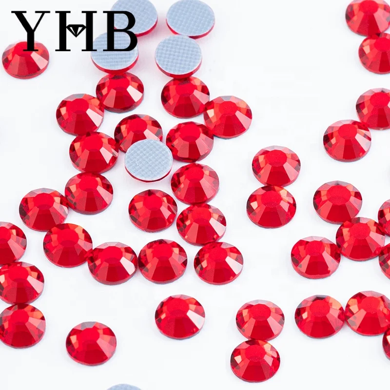 

2020 YHB factory Stones Crystal Clear HotFix FlatBack Strass glass rhinestones from China, More than 65 kinds of colors (please refer to the yhb color chart)