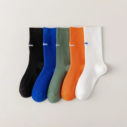 

Customized Logo Knitted Running Socks Blank Men's Athletic Cycling Compression Socks
