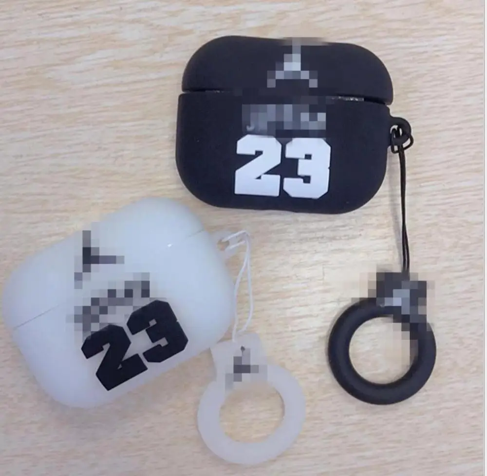 

Free Shipping Fashion Cool Sports 23 Basketball Earphone Soft Case for AirPods Pro 3 1 2, Colorful