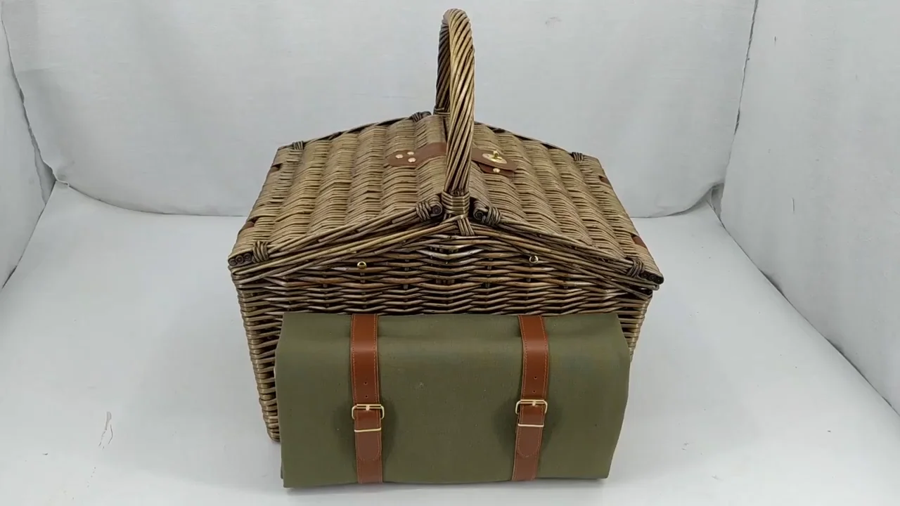 Wholesale Cheap Large Wicker Picnic Basket With Lid For Sale Buy