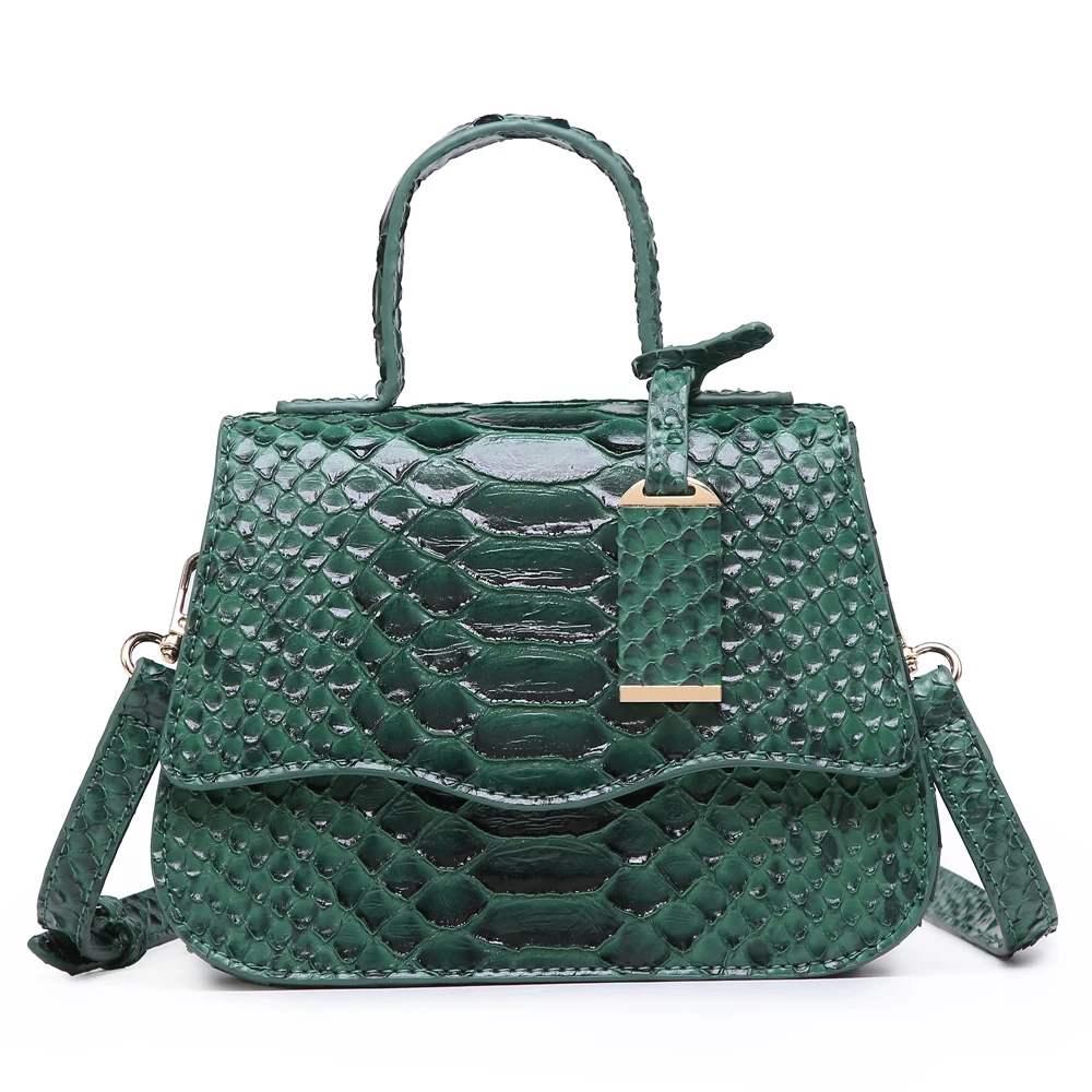 

Women Label Design Genuine Leather Shoulder Handbag And Bag, Green, black, red, brown also can customize according to your request