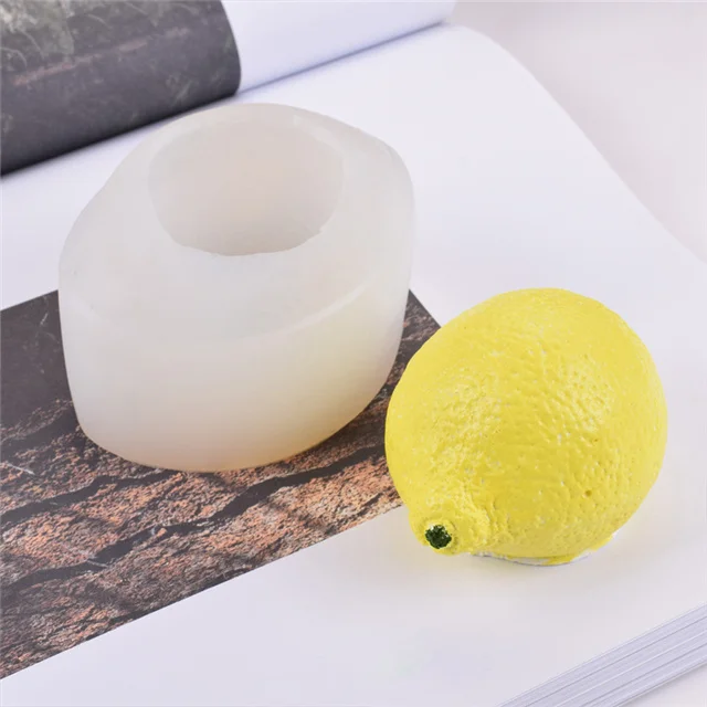 

Three-dimensional Lemon Diy Fondant Chocolate Baking Cake Decoration Fondant Dripping Mold Kitchen Accessories, As show