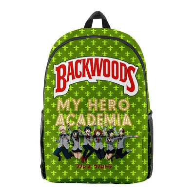 

Wholesale backpacks 2021 backwoods cigar backpack cartoon 3D printing male and female schoolbags college bags back pack