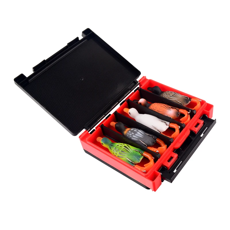 

Floating Duck 95Mm 10.8G Rotating Webbed Road Sub Bait Rotating Tractor Fishing Duck Bionic Bait Fishing Lure Set, Vavious colors