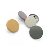 Factory high quality flat large clothes zinc alloy colored painted metal button snap