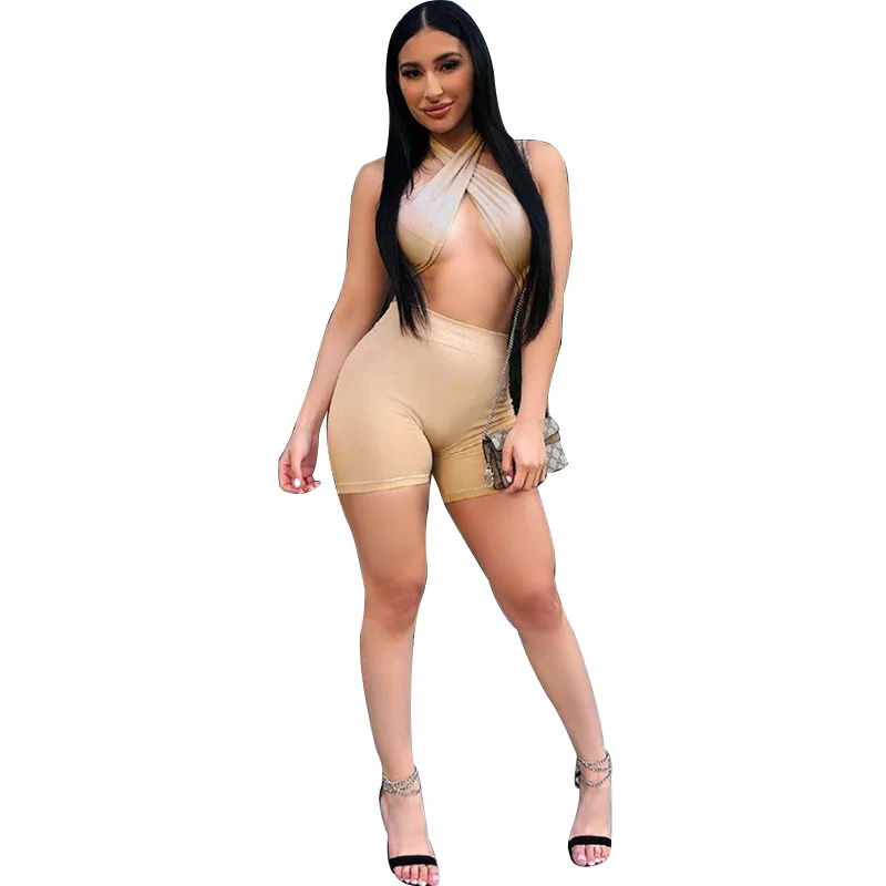

2021 Summer Fashion New Women's Sexy Hollow Breast and Hanging Neck Vest, 3 color