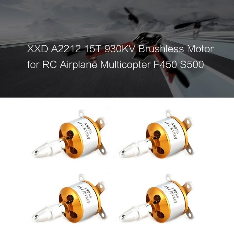 
Factory Price XXD 930KV A2212 Brushless Motor With Drone Motor For RC Airplane Quadcopter 