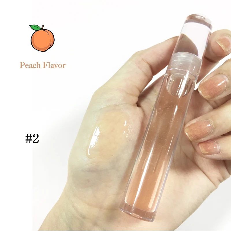 

2020 Lipgloss Vegan 5ml Private Label Vendor Custom Fruit Clear Lip Oil, Available