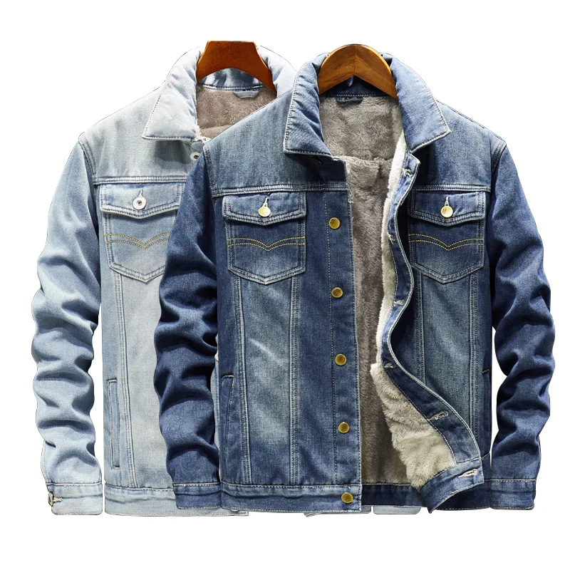 

Thicken Fleece Men Military Jacket 5XL Plus Size Winter Warm Outerwear Zip Up Pilot Jacket Motorcycle Coat
