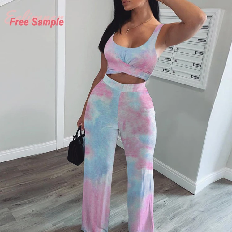 

Free sample sexy cute crop top sets 2 piece outfit for womens, Customized color