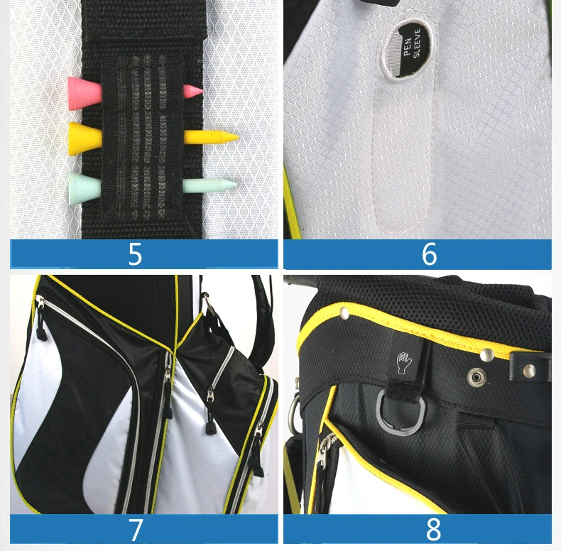 Blue Custom Golf Stand Bag Best Selling Golf Bags For Men With Stand