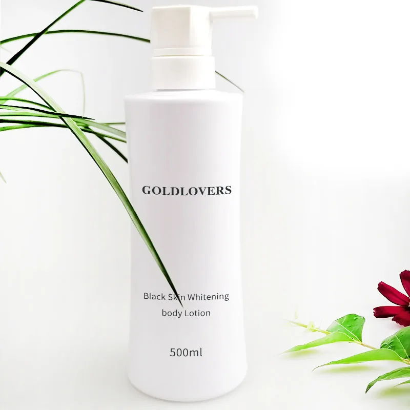

OEM/ODM Black skin Whitening and Bleaching Body Lotion, White