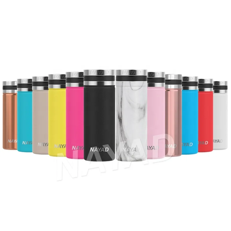 

NAYAD 18oz Stainless Steel Water bottle Vacuum Flask, Customized color