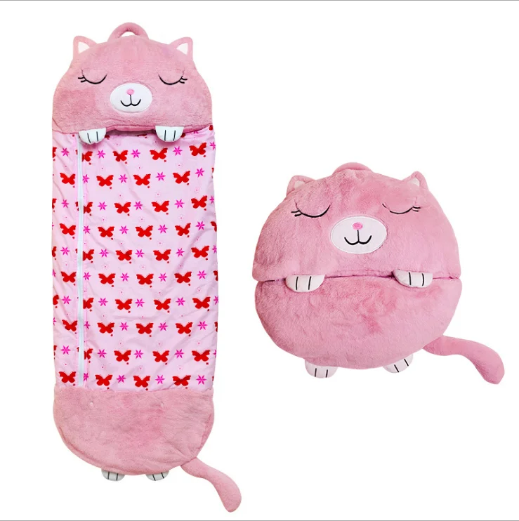 

HF Cartoon animal 160*60cm kids sleeping bag happy nappers children sleeping bag