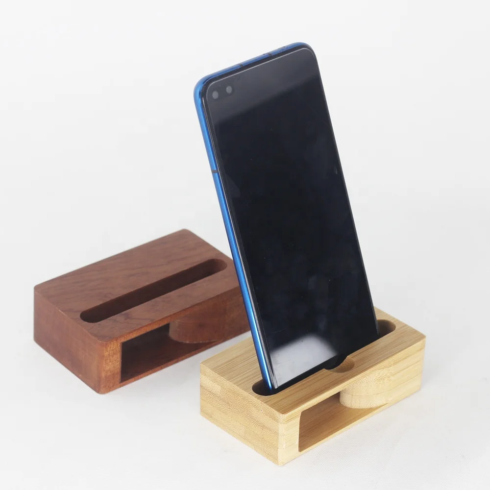 

Wood Cell Phone Holder|Bamboo Mobile Display Stand|Wood Cellphone Speaker|Mobile Phone Cheap Loudspeaker, Natrual