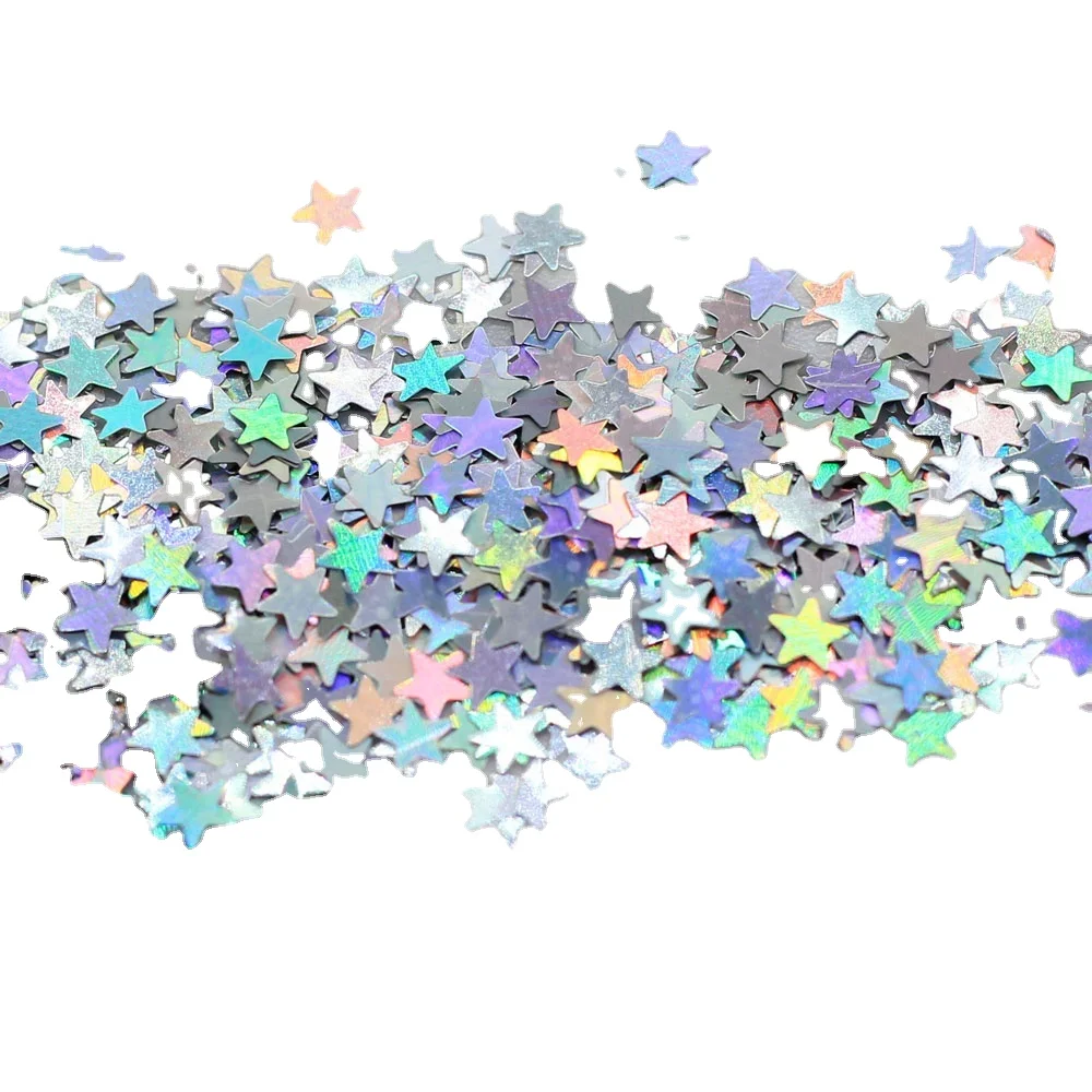 Wholesale 3mm Colorful Bright Gold Stars Sequins Confetti Wedding for Balloon New Year Wedding Birthday Party Table Decorations