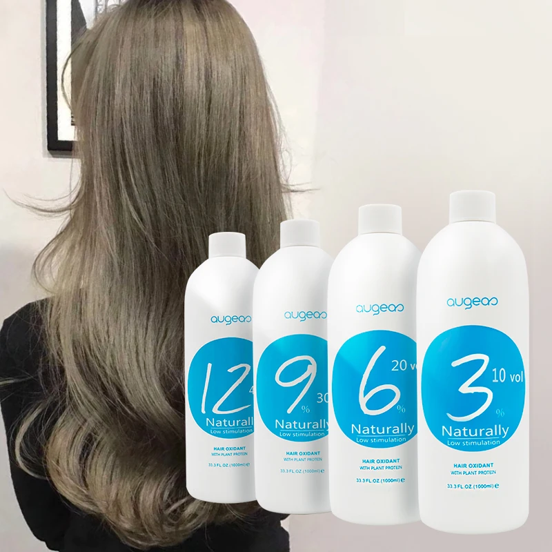 

in bulk 10/20/30/40 vol augeas brand stock goods professional permanent salon proxyde peroxide cream 1000ML hair developer