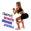Non Slip booty belt fabric resistance bands cotton camouflage hip band slingshot hip circle fitness band