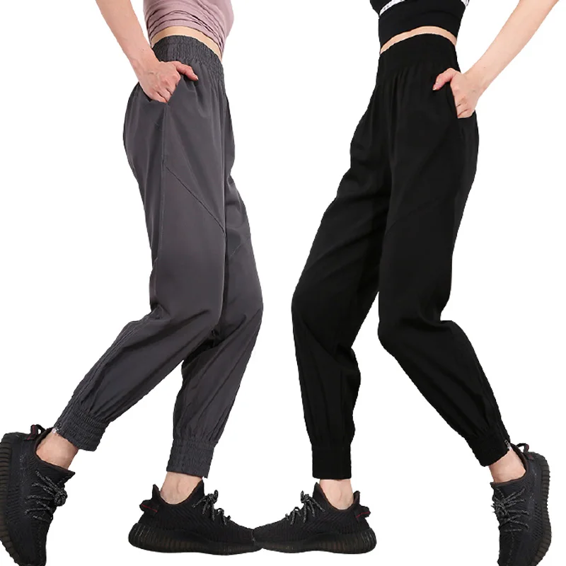 

Oem custom logo casual baggy running gym sweat jogger track exercise pants women sport, 2 colors