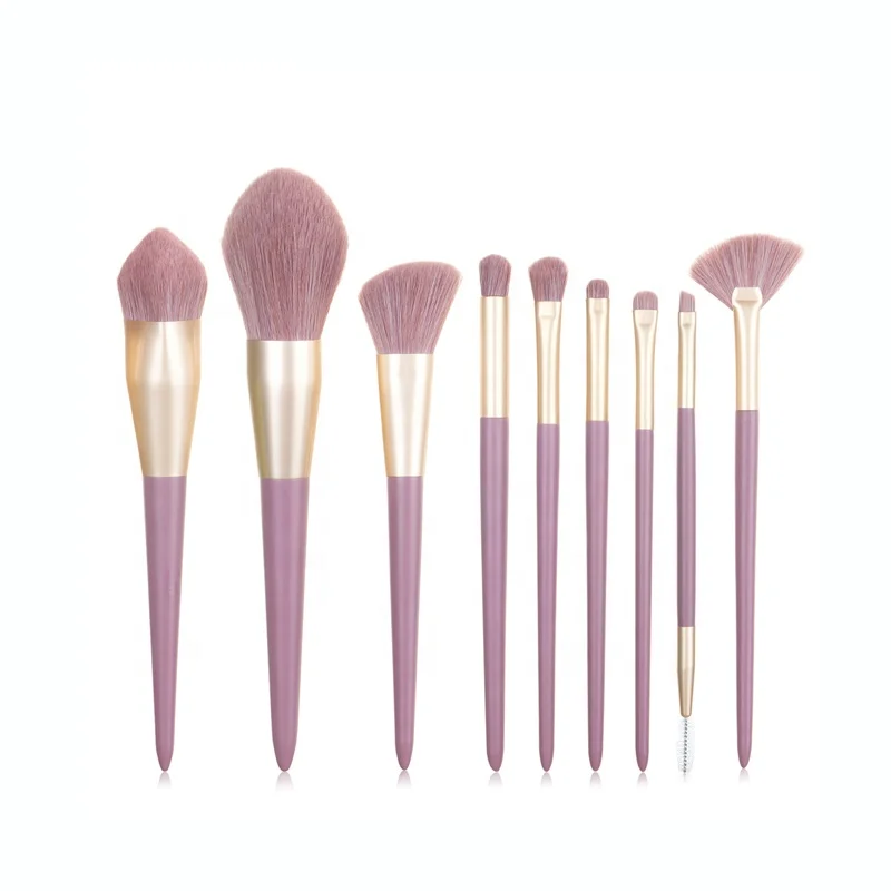 

high end soft foundation brush detailing eye brown eye shadow makeup brush set