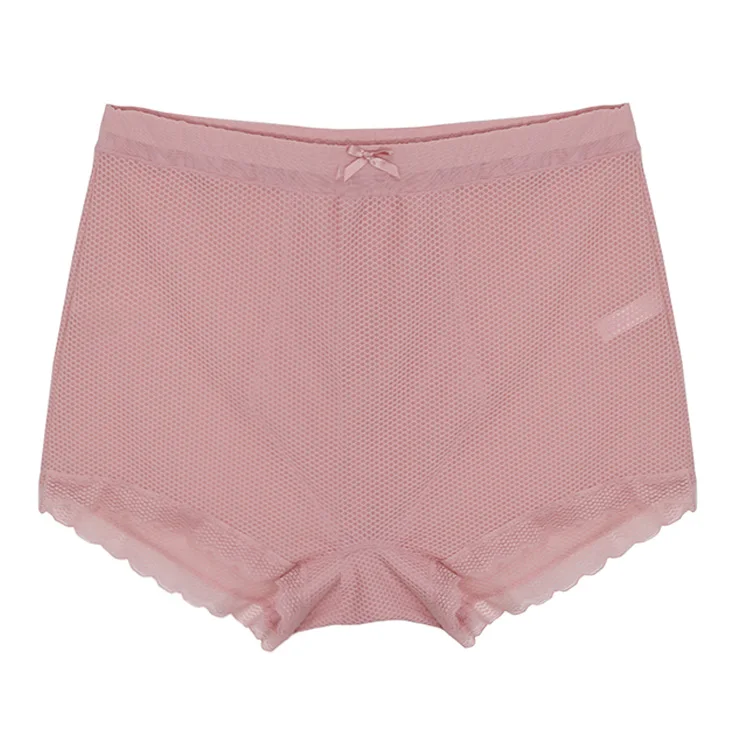 

Sexy Fat Women Plus Size High Waist Cvc Seersucker Body Shorts Underwear Panties