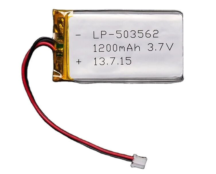 

PKCELL hot selling lp503562 li-polymer battery 1200mAh 3.7v rechargeable lithium polymer battery for POS machine