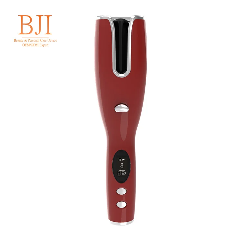 

2021 New Cordless Hair Curler Usb Rechargeable Rotating Automatic Curling iron