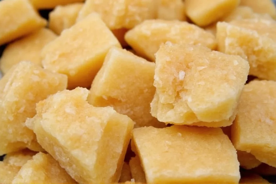 Freshly peeled ginger root slices ready for cooking