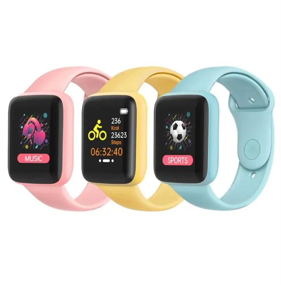 

Macaron D20S Candy 8 Colors Y68 Smart Watch Inteligente Bracelet D20 Upgrade Sport Fitness Tracker Monitor Heart Rate Wristband