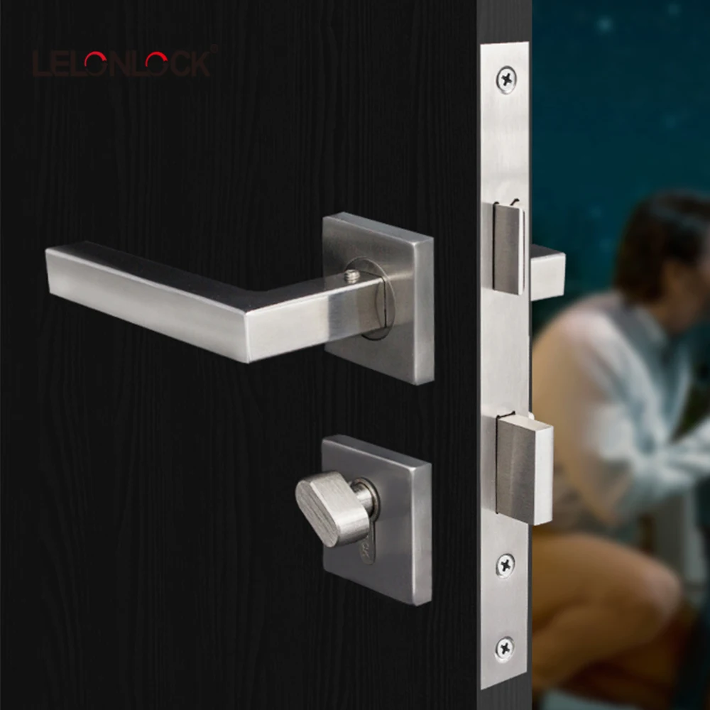 

CE Standard square design stainless steel door lock