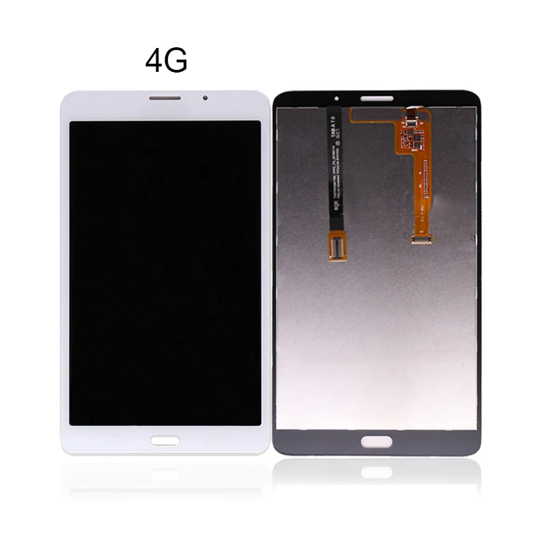 

4G Version LCD For Samsung For Galaxy Tab A 7.0 LCD T285 Screen With Touch Panel SM-T285 Display Glass Digitizer Assembly, Black white